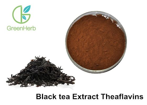محلول در آب 50٪ پودر عصاره چای سیاه تئوفلاوین برای جلوگیری از سخت شدن استروی